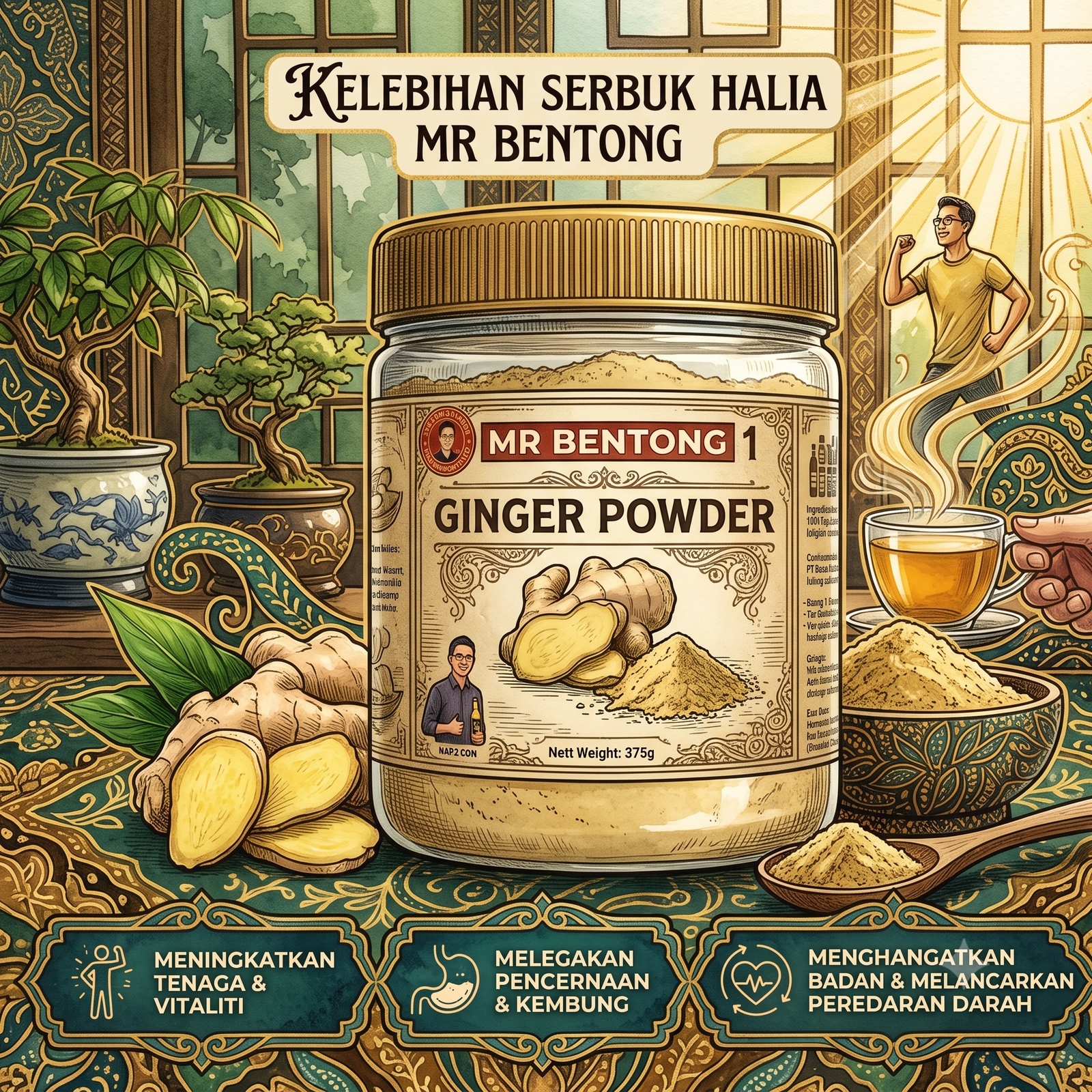 Kelebihan Serbuk Halia Mr Bentong